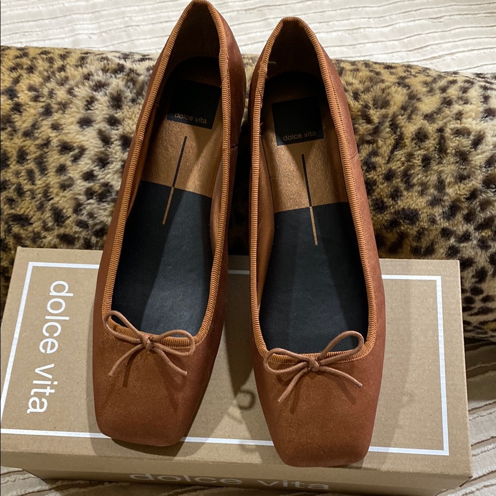 Dolce Vita Women's Brown Ballet Flats 8.5 W